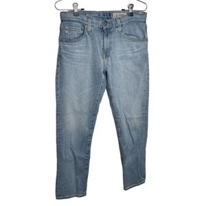 Ag Adriano Goldschmied Ex-Boyfriend Crop Jeans Womens 26R Slim Light Wash Blue